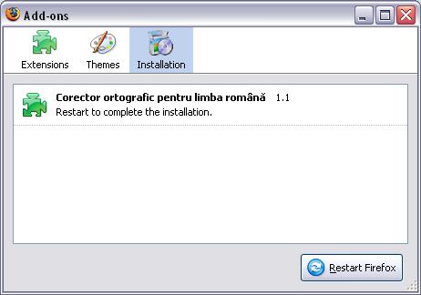 Finalizare instalare